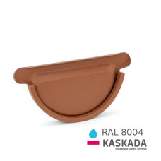Заглушка універсальна RAL 8004 125/100мм