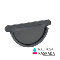 Заглушка універсальна RAL 7024 125/100мм