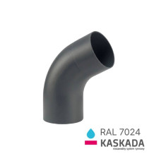 Коліно RAL 7024 100мм
