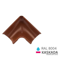 Кут внутрішній RAL 8004 125/100мм