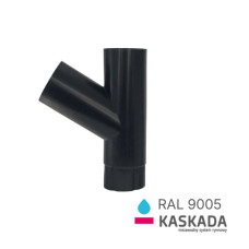 Трійник RAL 9005 125/100мм