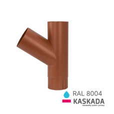 Трійник RAL 8004 125/100мм
