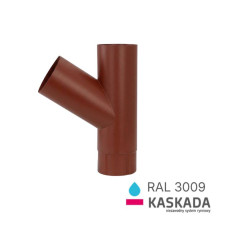Трійник RAL 3009 125/100мм