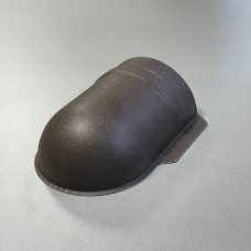 Закінчення заглушка напівкруглого коника, 0,5 мм, RAL8019 MAT