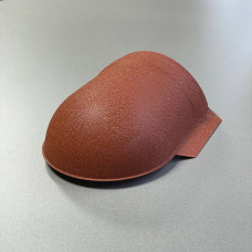 Закінчення заглушка напівкруглого коника, 0,5 мм RAL8004 MAT