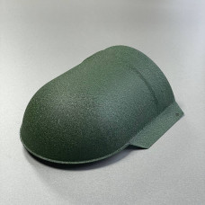 Закінчення заглушка напівкруглого коника, 0,5 мм, RAL6020 MAT