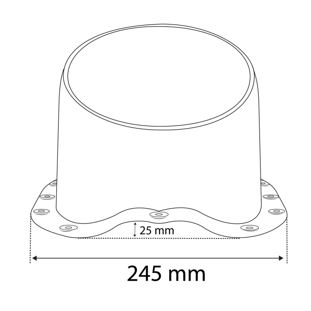 Вентиляційний вихід VENTOS X F22, RAL6020