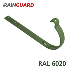 Гак ринви довгий RainGuard 125мм RAL 6020