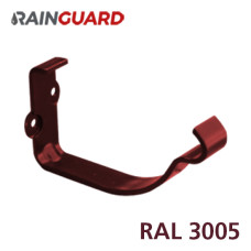 Гак торцевий RainGuard 125мм RAL 3005