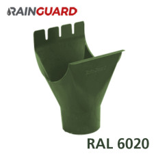 Лійка ринви RainGuard 125/87мм RAL 6020