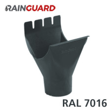 Лійка ринви RainGuard 125/87мм RAL 7016