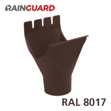 Лійка ринви RainGuard 125/87мм RAL 8017