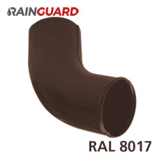 Зливне коліно RainGuard 87мм RAL 8017