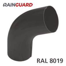Коліно 60° RainGuard 100мм RAL 8019