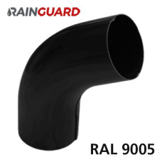 Коліно 60° RainGuard 100мм RAL 9005