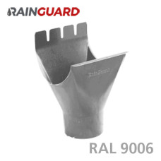 Лійка ринви RainGuard 125/87мм RAL 9006