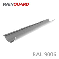 Металева водостічна ринва RainGuard 125мм / 2м RAL 9006