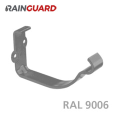 Гак торцевий RainGuard 125мм RAL 9006