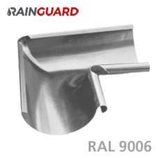 Внутрішній кут 90° RainGuard 125мм RAL 9006