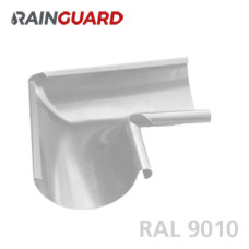 Внутрішній кут 90° RainGuard 125мм RAL 9010