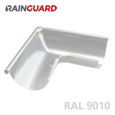 Зовнішній кут 90° RainGuard 125мм RAL 9010